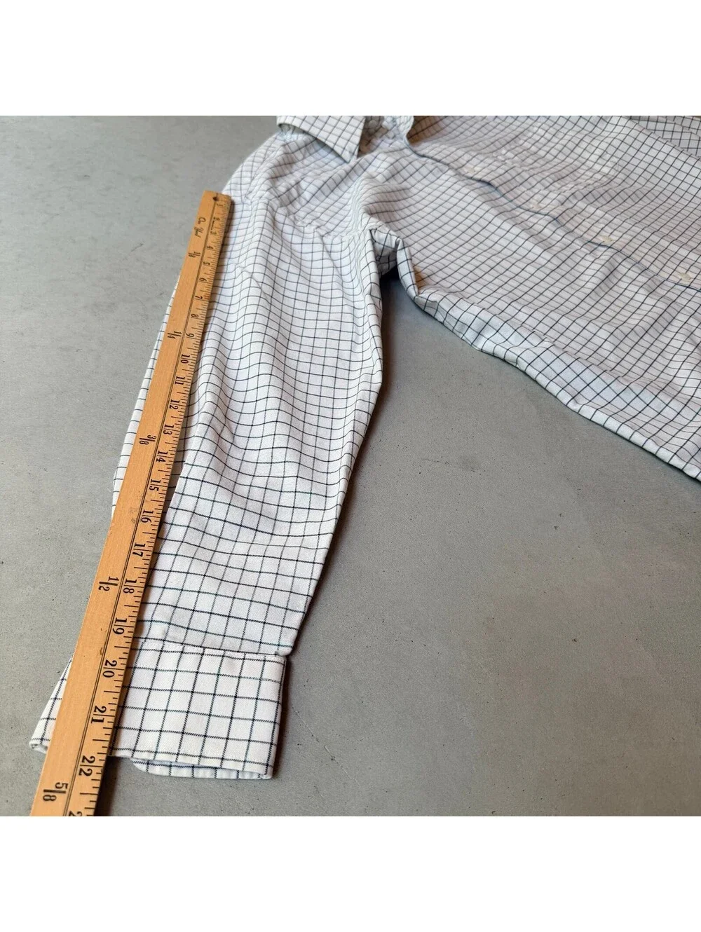 croft & barrow Men's Oxford Wrinkle-Resistant Dress Shirt Size 16 32/33 Office